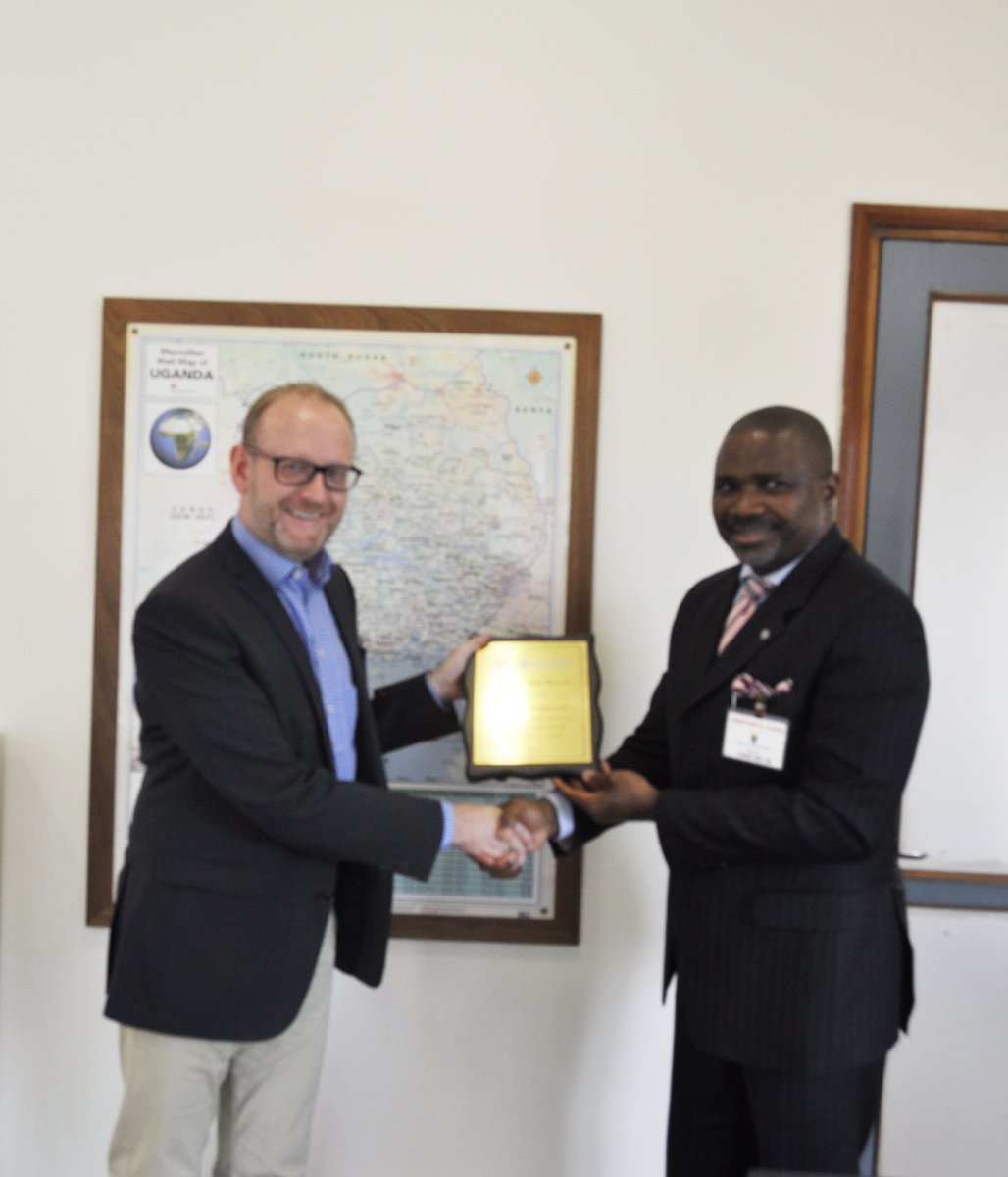 OHCHR Rep. Uchenna applauds Swedish Ambassador to Uganda for strong voice in promotion &amp; protection of human rights.