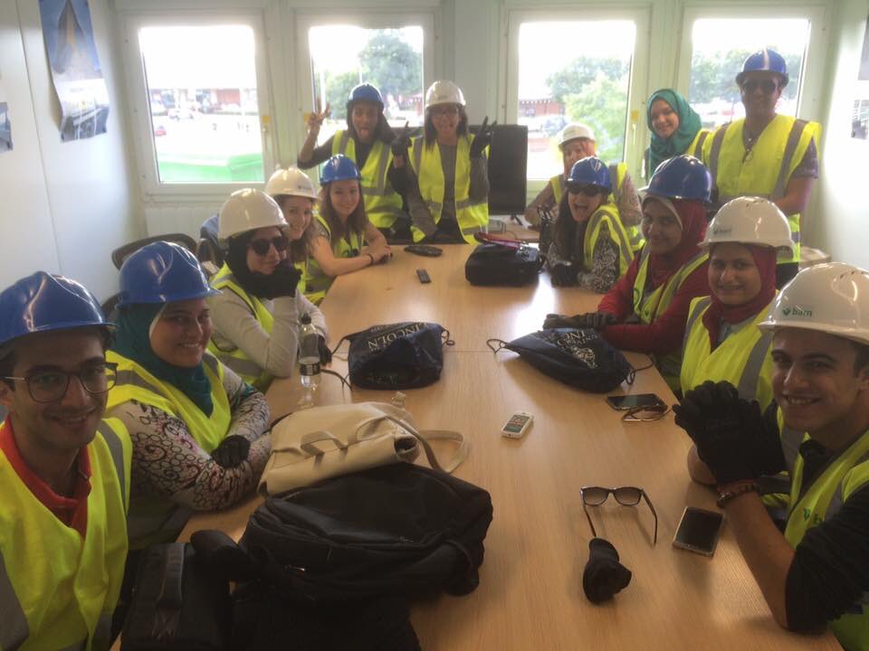 UoL Isaac Newton Blg #sitevisit @BAMConstructUK #InternationalArch. <a href="/IBEX_UK/">IBEX UK</a> <a href="/Amelnokaly/">Amira Elnokaly</a> @UniLincolnArts @LincsEcho