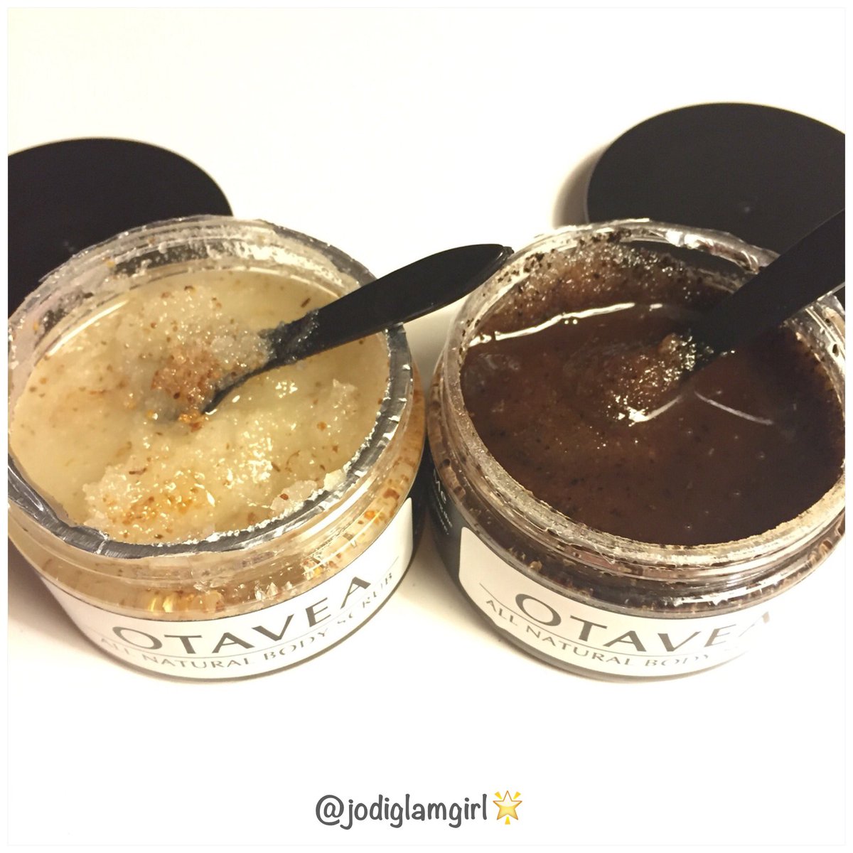 GenuinelyJodi's tweet photo. @otavea body scrubs #otavea #otaveagirl #otaveareview #grabme #scrubme #rinseme https://t.co/8jx1IosCzX