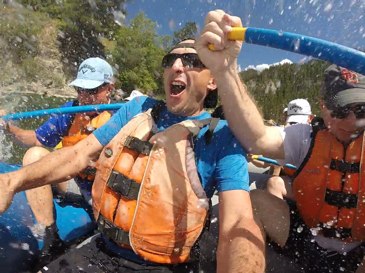 AlanHocknell's tweet image. Whitewater in Wyoming.