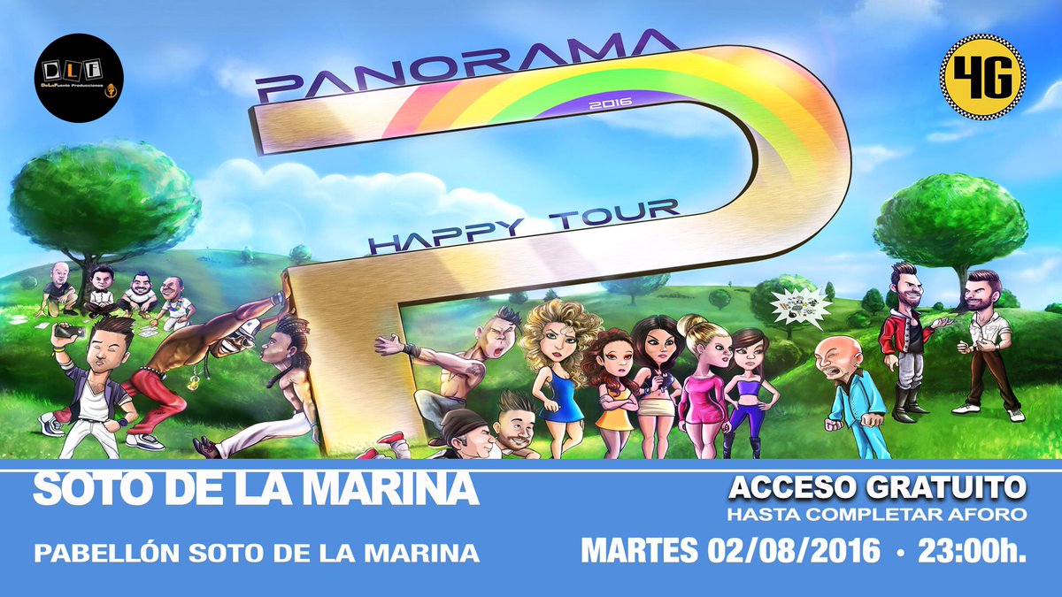 El 'Happy Tour' de <a href="/Orq_Panorama/">PANORAMA</a> llega a #Cantabria para vivir tres días seguidos de fiestón veraniego!! 😳😳😳