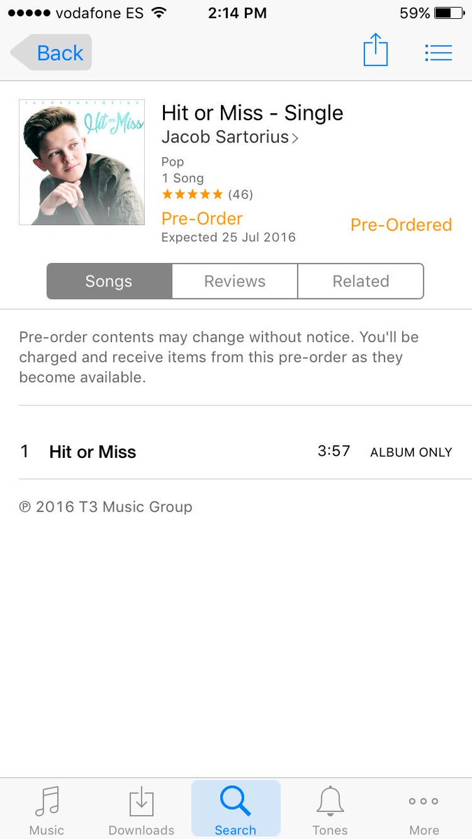lovingmydolan's tweet photo. So proud of my baby's new song #preorderedit #hitormiss #jacobsartorius @jacobsartorius https://t.co/3Jc0iw5gXc