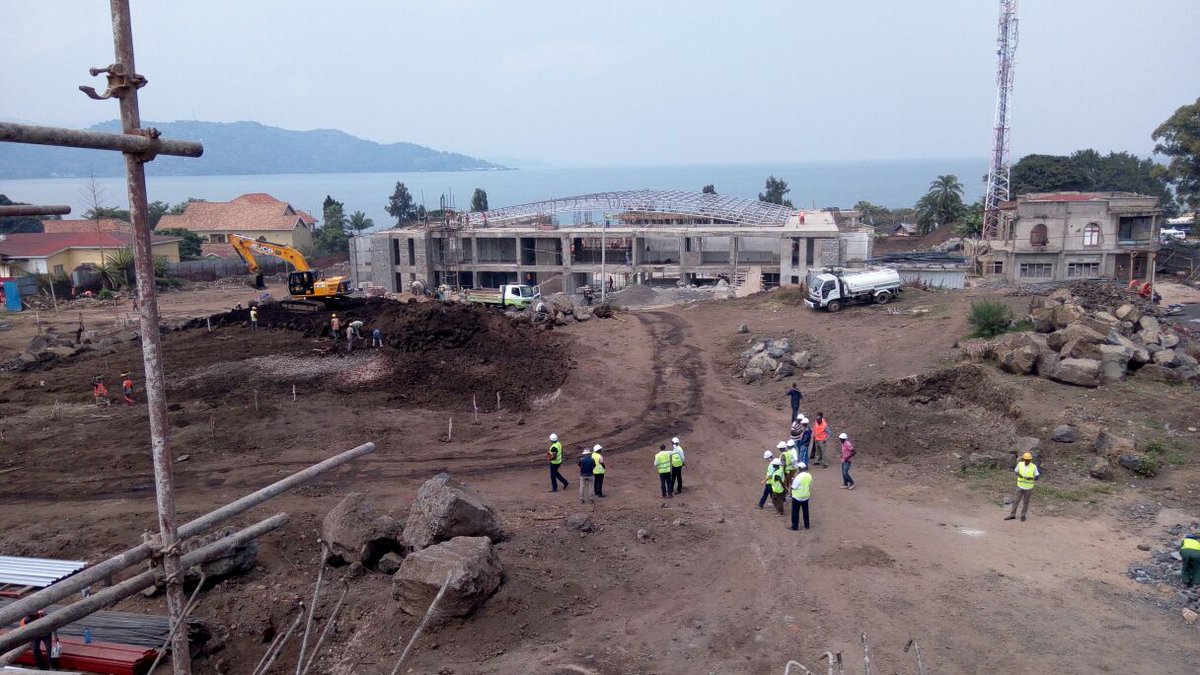 Rwandamigration's tweet image. #OneStopBorderPost construction activities on-going at La Corniche border post btn #Rwanda and #DRCONGO @RwandaInfra