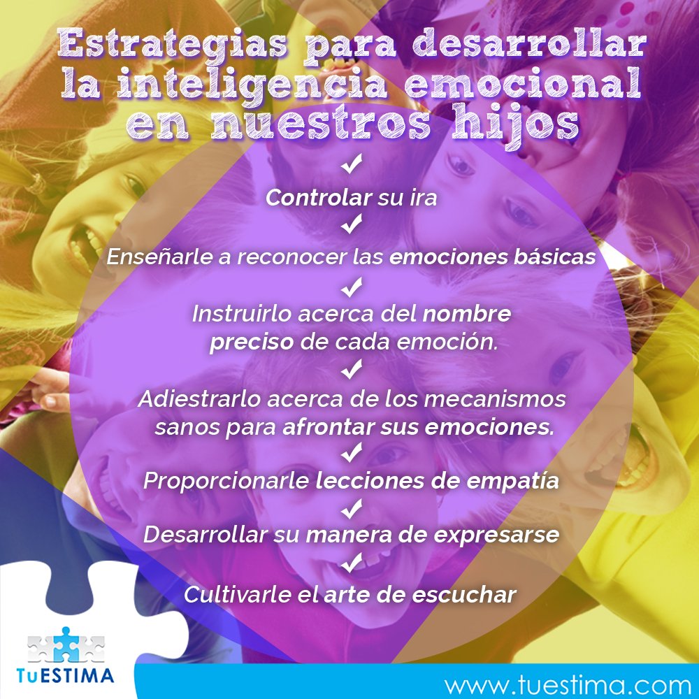 TuESTIMA's tweet photo. Estrategias para desarrollar #InteligenciaEmocional en nuestros hijos #ParaMamas. ¡Léelo: https://t.co/6tndgb72Ur! https://t.co/orTutOVeEX