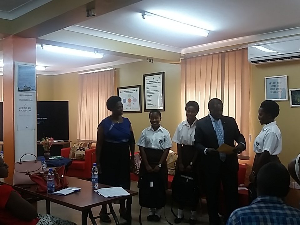 TechnovationUg's tweet photo. 1st runners up is legal team, secondary school category #TechnovationUG16 https://t.co/RpaCZv3QqU