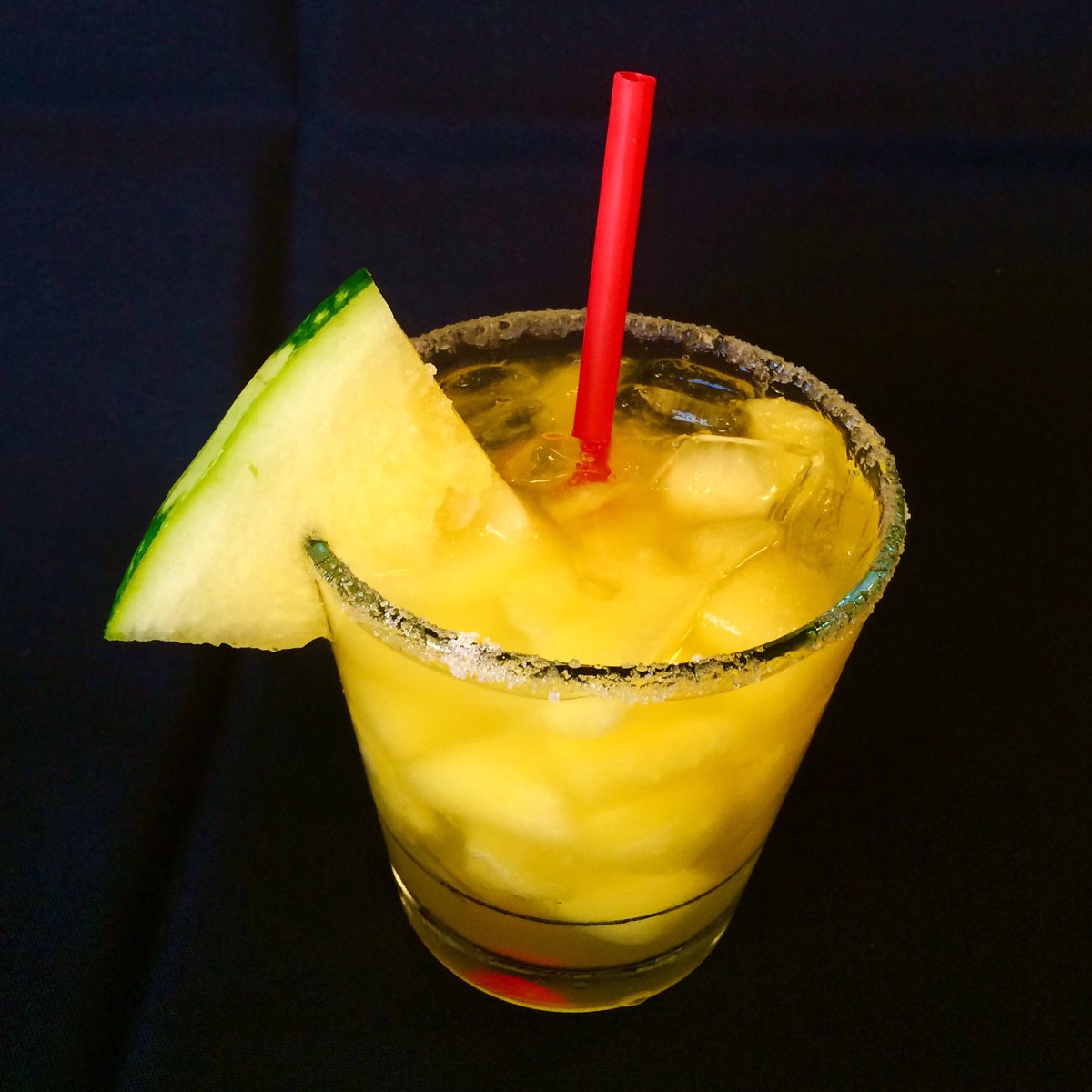PortugueseChef's tweet photo. Happy Friday! 😀 Caipirinha Friday! 📢 Yellow Watermelon #Caipirinha @caravela_ct #Caipirinhafriday  #TGIF  #Cachaça https://t.co/wUGSYlZlON
