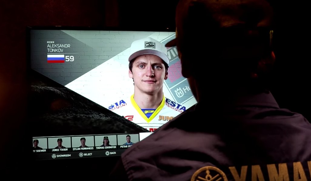 How good is Aleksandr Tonkov at playing the MXGP game on playstation? Watch here: youtu.be/DgguQKJht_M