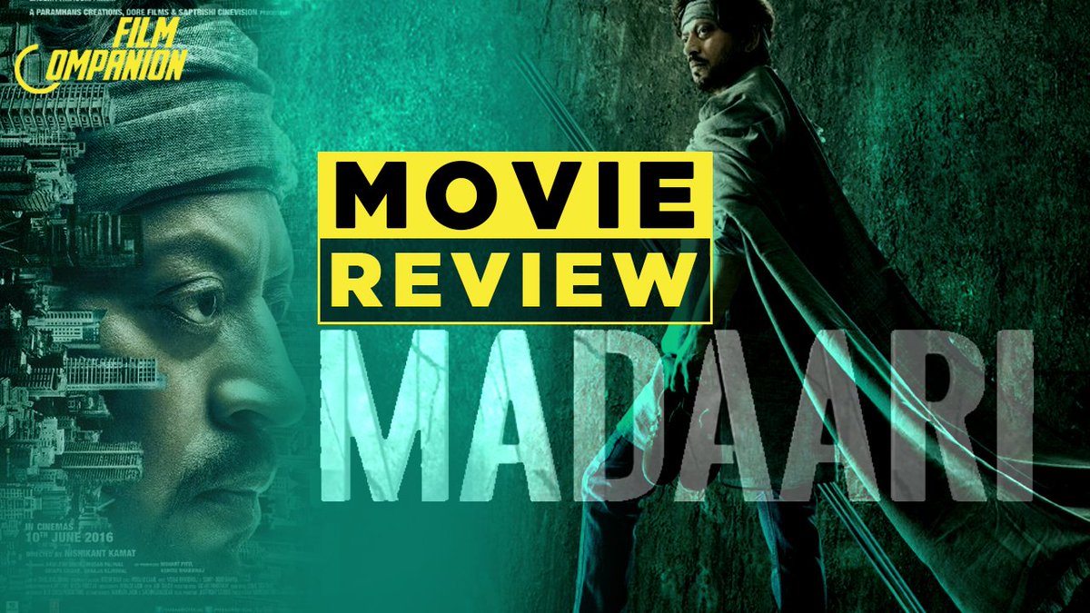 FilmCompanion's tweet photo. #Madaari is largely an @irrfan_k show. Watch the #FCMovieReview here: https://t.co/j7vNCxHtau
#FilmCompanion https://t.co/sP50Ml0scF