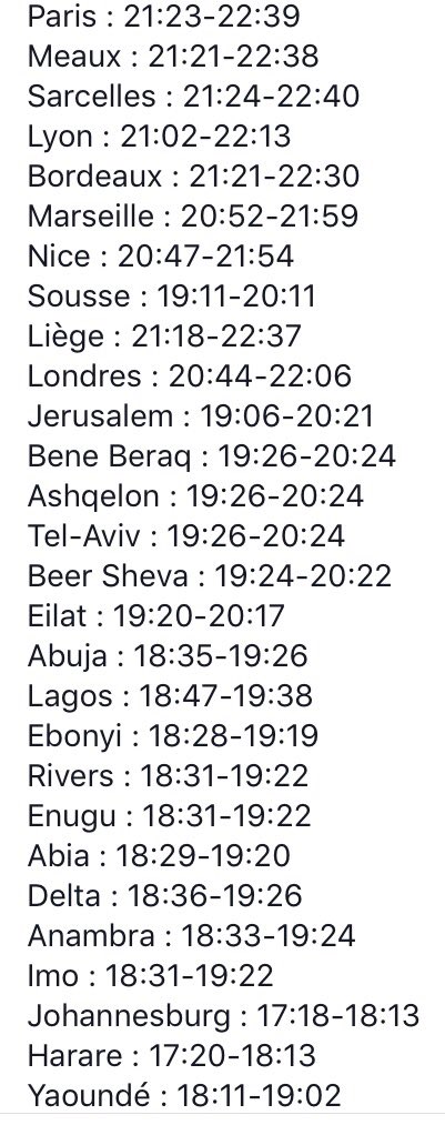 Torah26's tweet photo. CHABAT PINHAS (Israel)
CHABAT BALAK (ailleurs)
Toutes les horaires
#ChabatChalom
Dimanche jeûne du 17 Tamouz https://t.co/lRXGNLCyOR