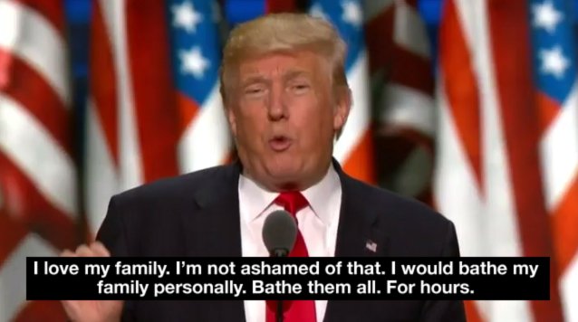TechnicallyRon's tweet photo. The four weirdest, yet very real quotes from @realDonaldTrump's speech at the #RNCinCLE https://t.co/3F1laemvlc