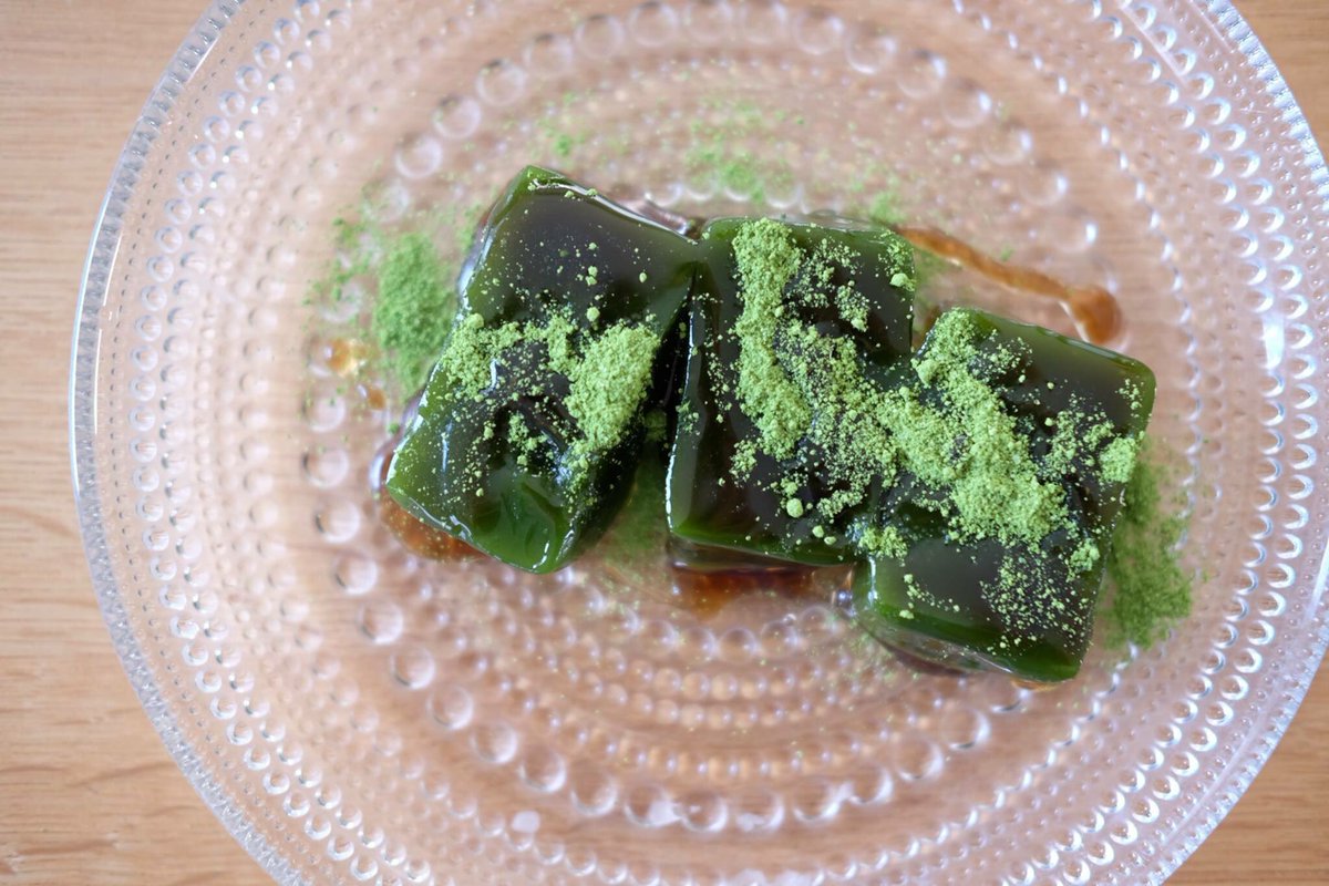 東京駅 グランスタ 美しすぎる 京はやしや の 抹茶わらび餅 夏になると喉が求めるわらび餅 これからの季節 手土産に活躍してくれそうです O