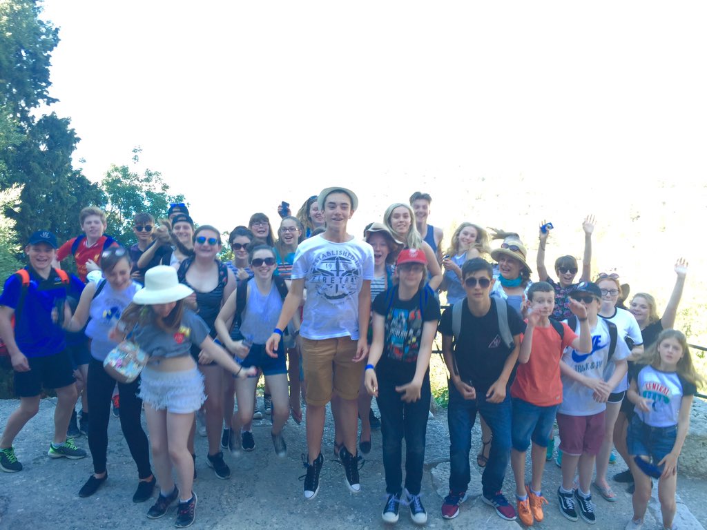 geogelbowpatch's tweet image. Final day and a trip to the theatre...Greek style.