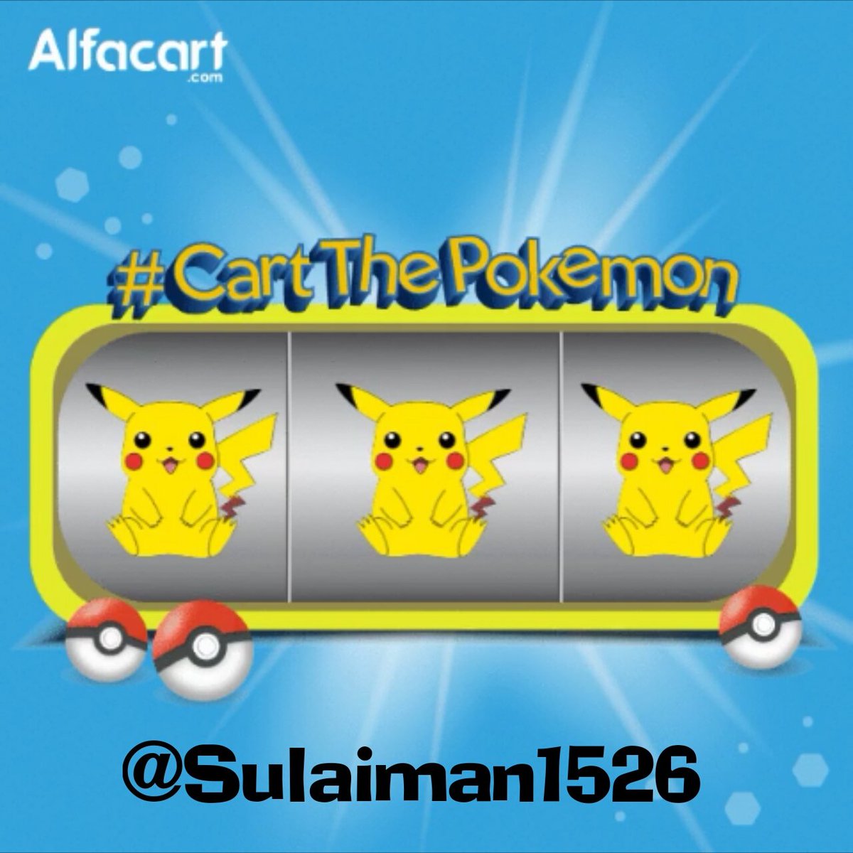 Sulaiman1526's tweet photo. @alfacartID aku dapat
Coba juga y @silfa_triana @NurulBundaHafid @istinurhayati6 @LU2KHM @AlfaniMuji #CartThePokemon https://t.co/5Dq5dyYJWA