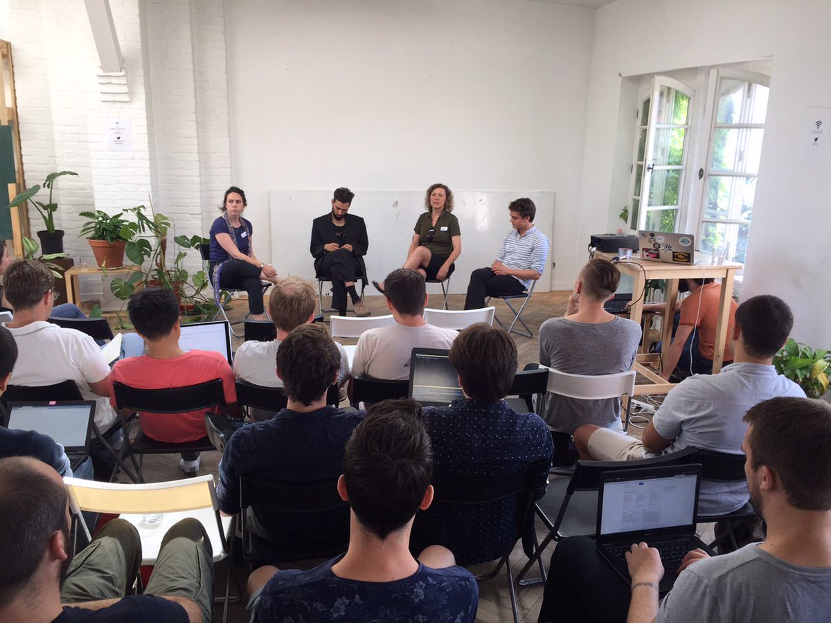 GETDWeb's tweet photo. What is the idea behind #platformcoops ? panel w / @ElaKagel @pedroj @genevieveparkes #GETDcent #GETD4 https://t.co/lpp6AcJcfb