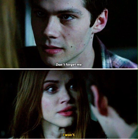 1. Sezon:
S: Muhtemelen beni hatırlamıyorsun.
6. Sezon:
S: Beni unutma.
L: Unutmayacağım.
#stydiaisendgame