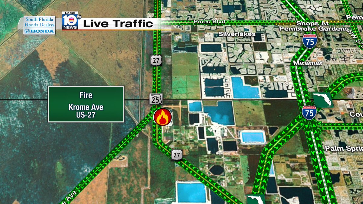 Car fire on Krome Ave and US-27 #TRAFFIC #MIAMI https://t.co/qcjky5Mjrc
