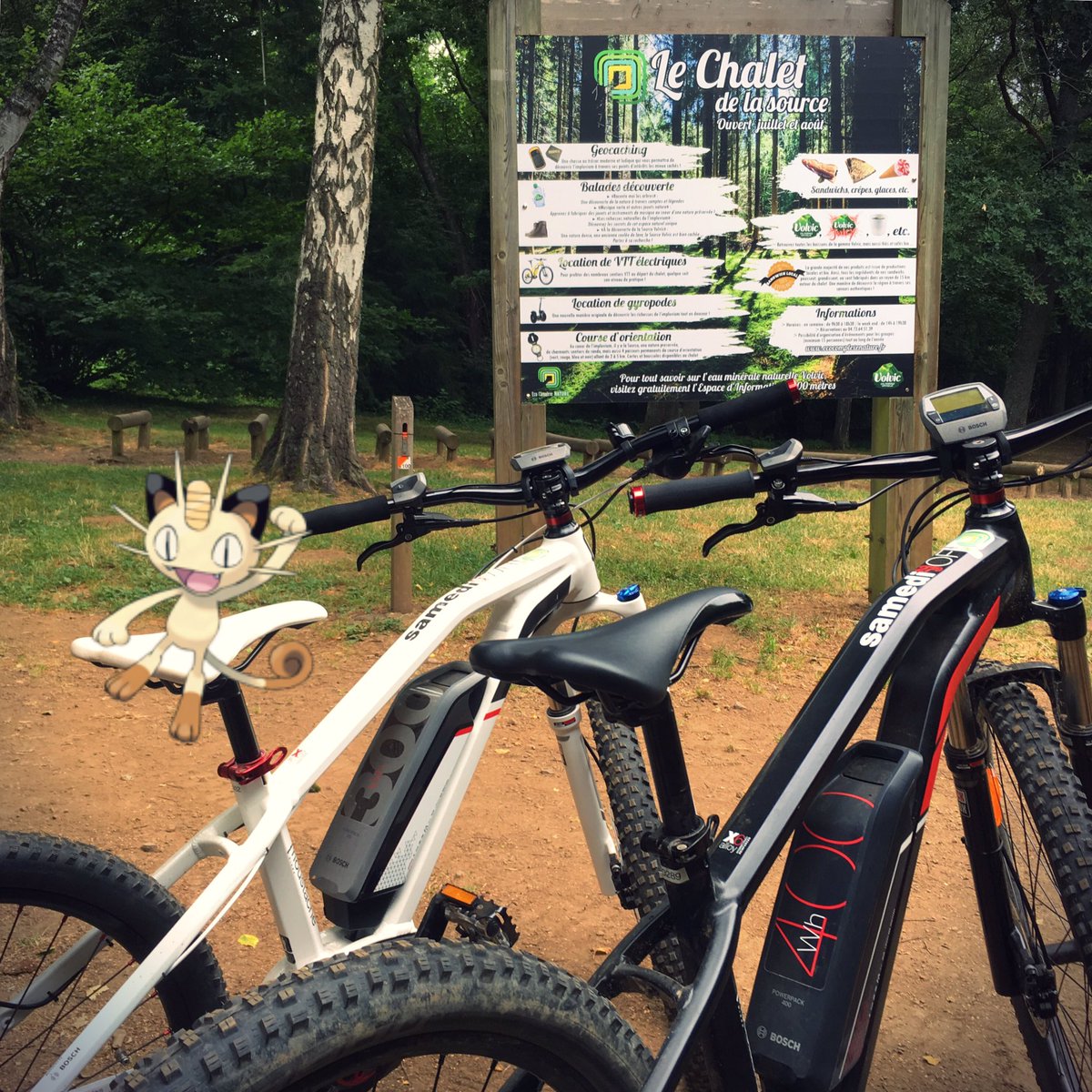 ecocomplexe's tweet image. Venez attraper les Pokemon de #Volvic grace à nos super VTT électriques Moustache! 😁
#PokemonGo #MoustacheGo