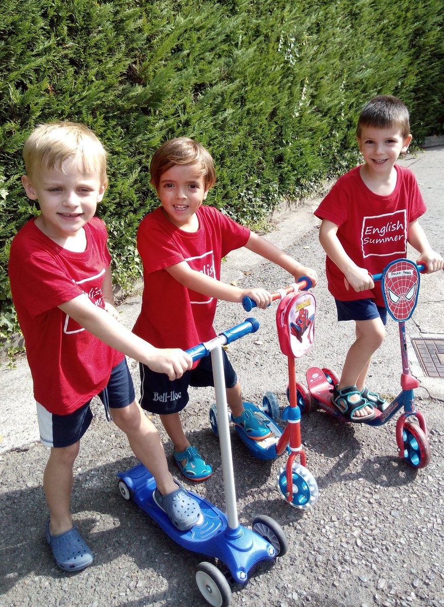 BellLlocdelPla's tweet photo. Bicycles, scooters, motorbikes ... How fun is riding!! #careenvironment #EnglishSummer https://t.co/hOgtvvOldg