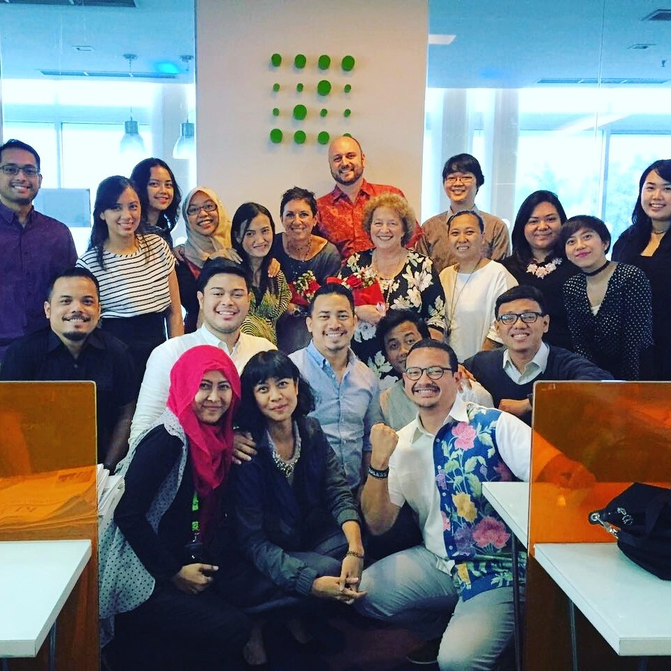 ZenoJakarta's tweet photo. We are glad to have @barbysiegel  &amp; @nrusch visit Jakarta.They met with clients, media and had a great time with us. https://t.co/WCukXEJNoF