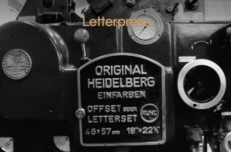 Looking for a #letterpress #printer? We're right here! nelsonpress.co.uk/print-services/ #print