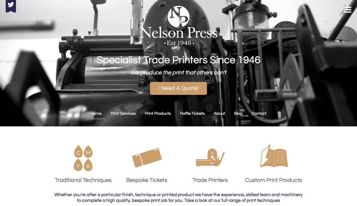 We'd love to hear your feedback on our new site! #print #printcompany #rebrand nelsonpress.co.uk