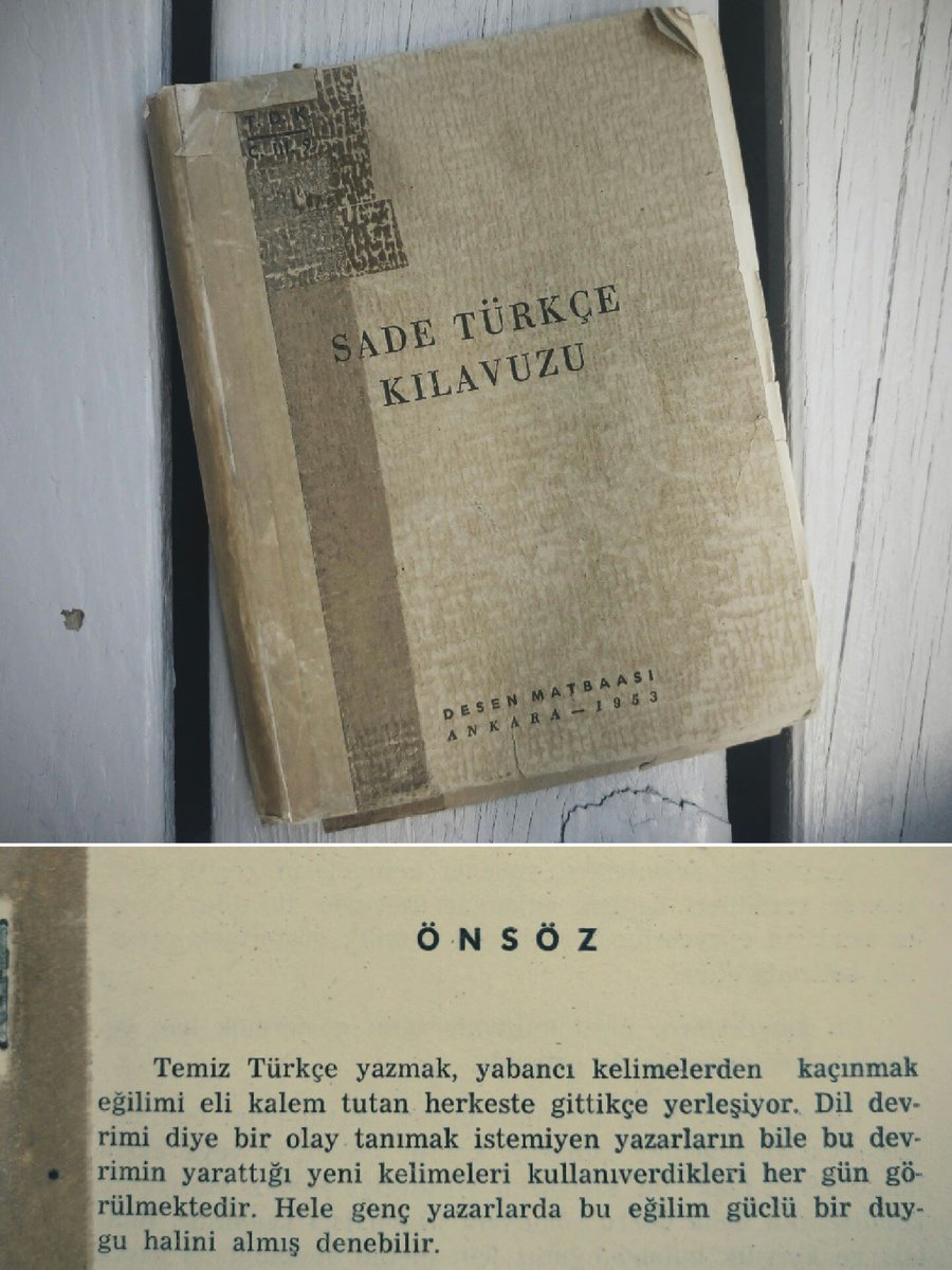 TDK Sade Türkçe Kılavuzu, 1953
@TDKBIM <a href="/temizturkce/">temiztürkçe</a>