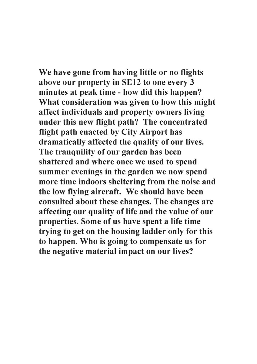 HACANEast's tweet photo. For any who back concentrated flight paths without respite, read this and weep..... https://t.co/OmMQGI4Hr4