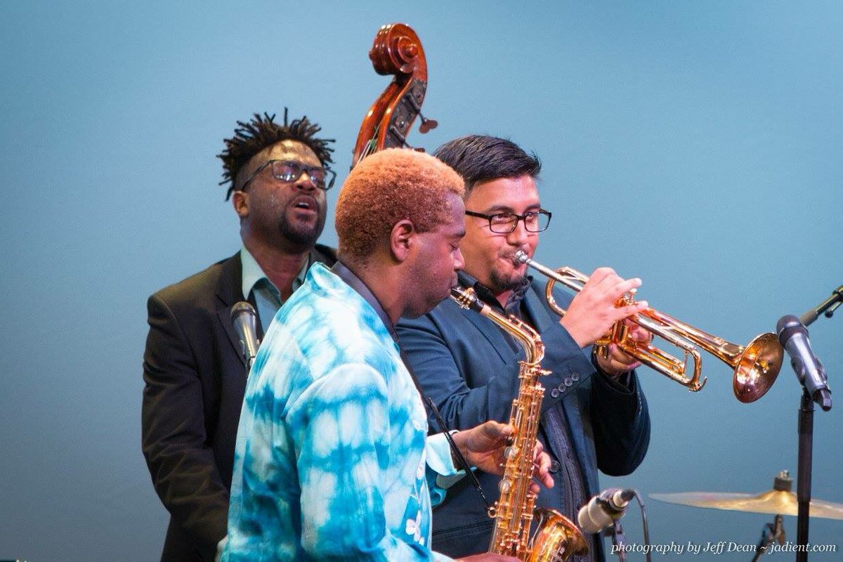 Yosvanyterry's tweet photo. Amazing concert @stanfordjazz Festival feat: @manuelvalera @YuniorTerry mike rodriguez &amp; Obed Calvaire https://t.co/zfwyrSmhif