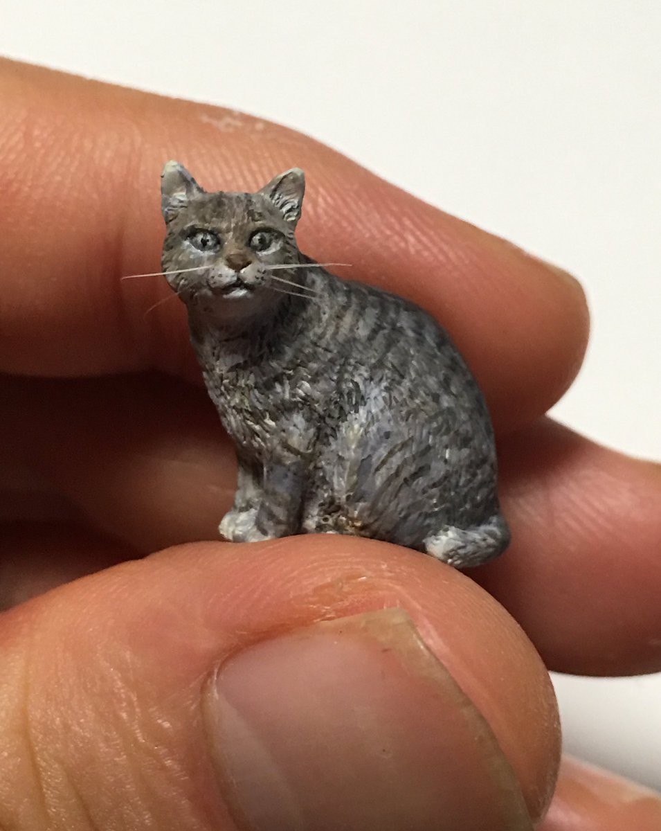 Tanoくま ワンフェスで販売する1 スケールの猫セットの完成見本です 3匹1セット 7 07 01 リアルフィギュア応援団 卓でお待ちしてます ワンフェス Wf16s Tanoくま ワンフェスで販売する1 スケールの猫セットの完成見本です 3匹1セット 7 07 01 リアルフィギュア応援団 卓でお待ちしてます ワンフェス Wf16s
