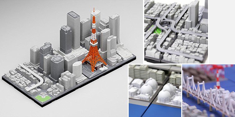 ジオクレイパー 拡張型都市開発 トレーディング フィギュア 東京