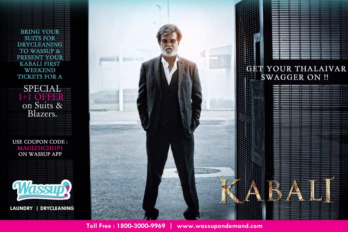 Get your swagger like #Kabali 
Launder Suits &amp; Blazers!
Android:bit.ly/1MkPPuq
iOS:apple.co/1mHGIim