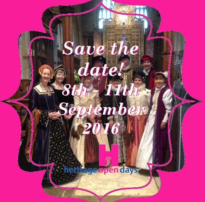 Save the date! #Lincolnshire #HeritageOpenDays festival, 8th - 11th September.
heritagelincolnshire.org/heritage-open-… #HODs
