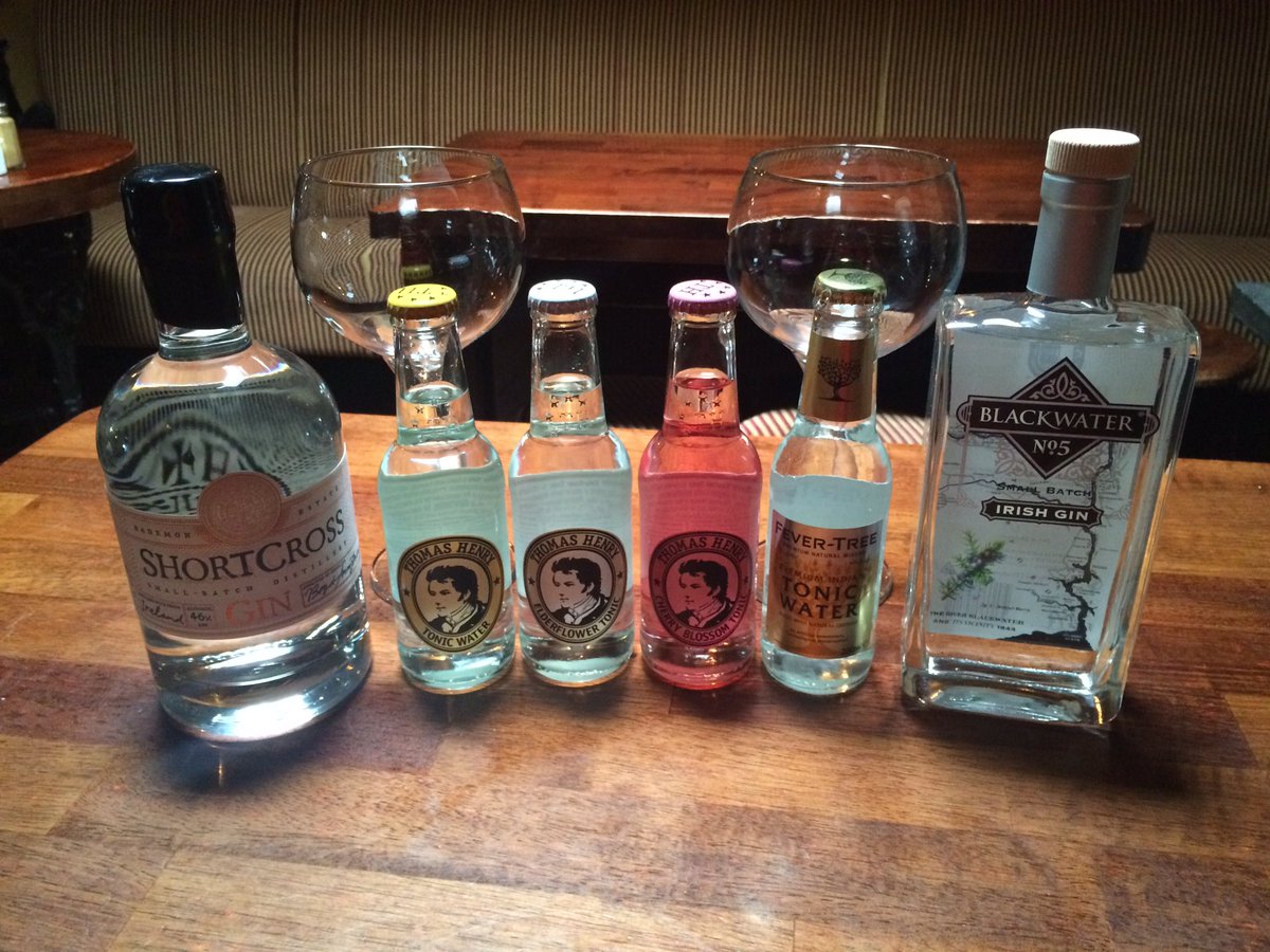 Just got 2 great Irish Gins in with some lovely additions <a href="/FeverTreeMixers/">Fever-Tree Mixers</a> <a href="/ShortcrossGin/">Shortcross Gin & Whiskey</a> <a href="/BlackDistillery/">BlackwaterDistillery</a>