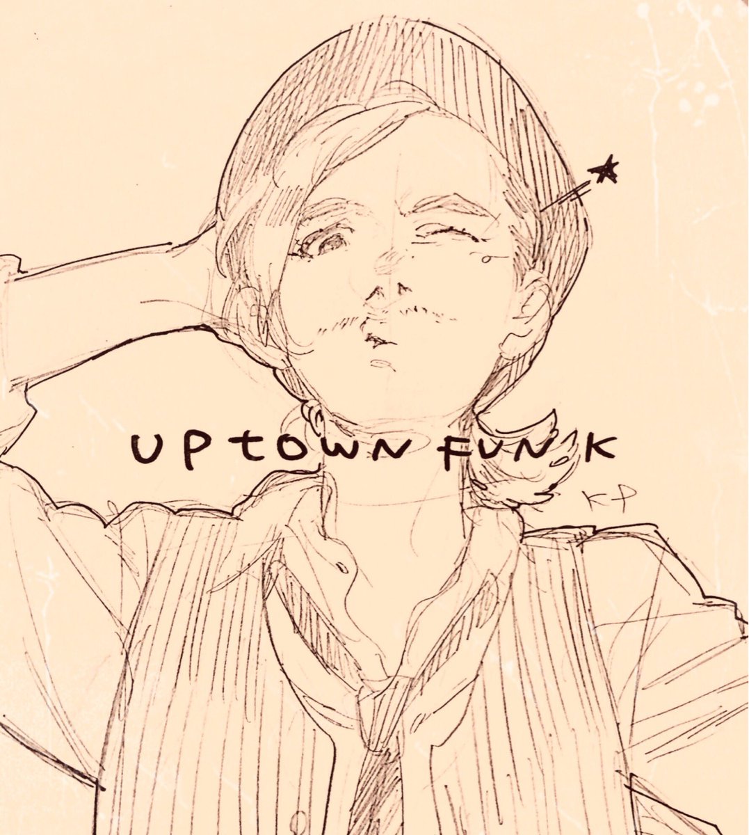 UPTOWN FUNKの男装テヨンかわいすぎた〜〜 こんなところではつがき 