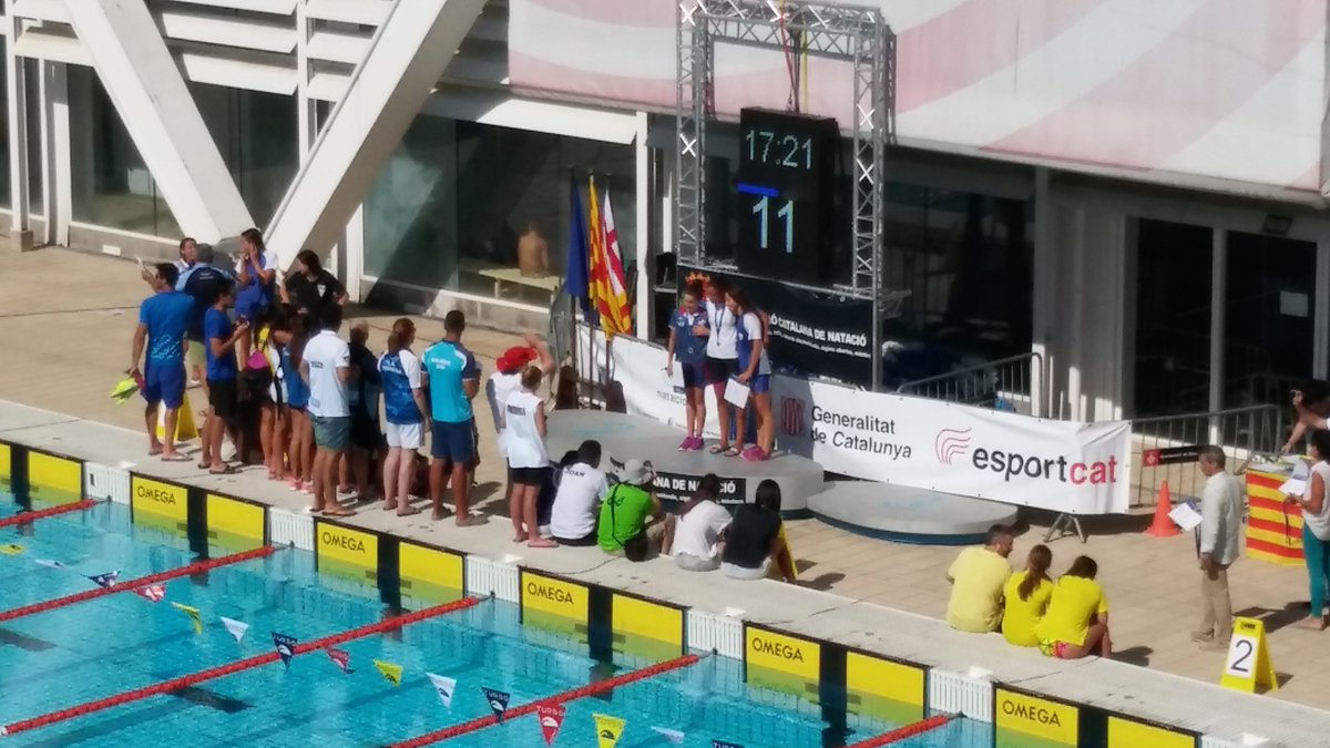 Berta Cambray es proclama subcampiona de Catalunya en 100 papallona 14 anys amn 1:06.35 a les Picornell. Molt bé!!