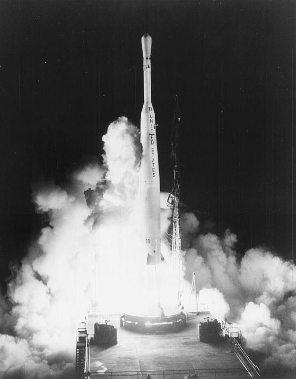 airandspace's tweet photo. Today in 1962: Telstar 1, world's 1st active communications satellite, was launched. https://t.co/Wq8dHk2UdY