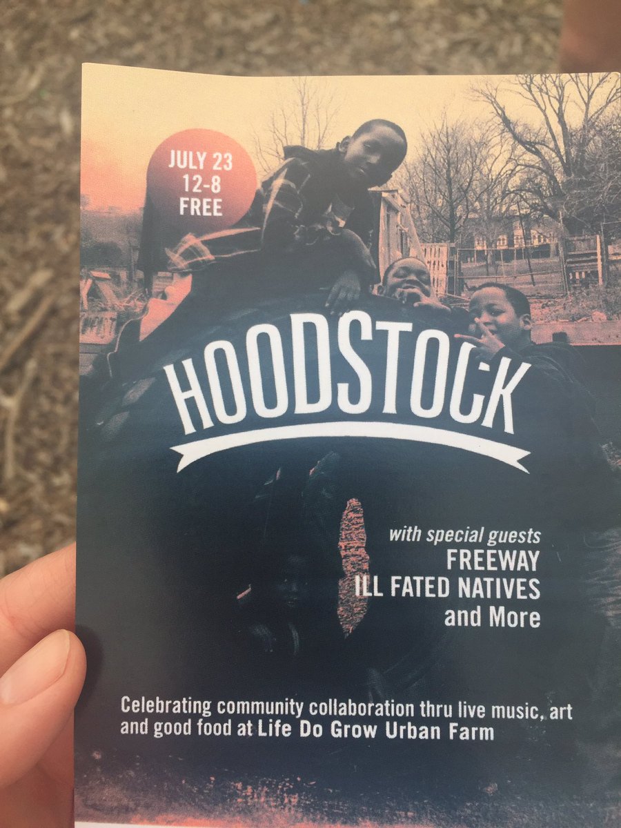 OneBrickPhilly's tweet photo. @urbancreator215 hosts #Hoodstock in #northphilly on #LifeDoGrowFarm.  7/23 #art #music #beer #garden #community 👏❤️ https://t.co/wVIeCm0kNF