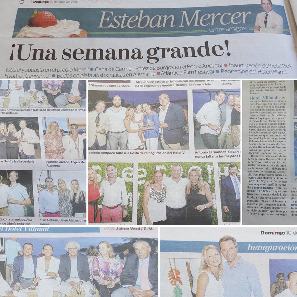 EstudSentmenat's tweet photo. #1MdeGracias @detorretta #entreamigos @UHmallorca @HesperiaResorts #HotelVillamil #reopening #comunicacion #luxurypr https://t.co/5jp8LcoXNr