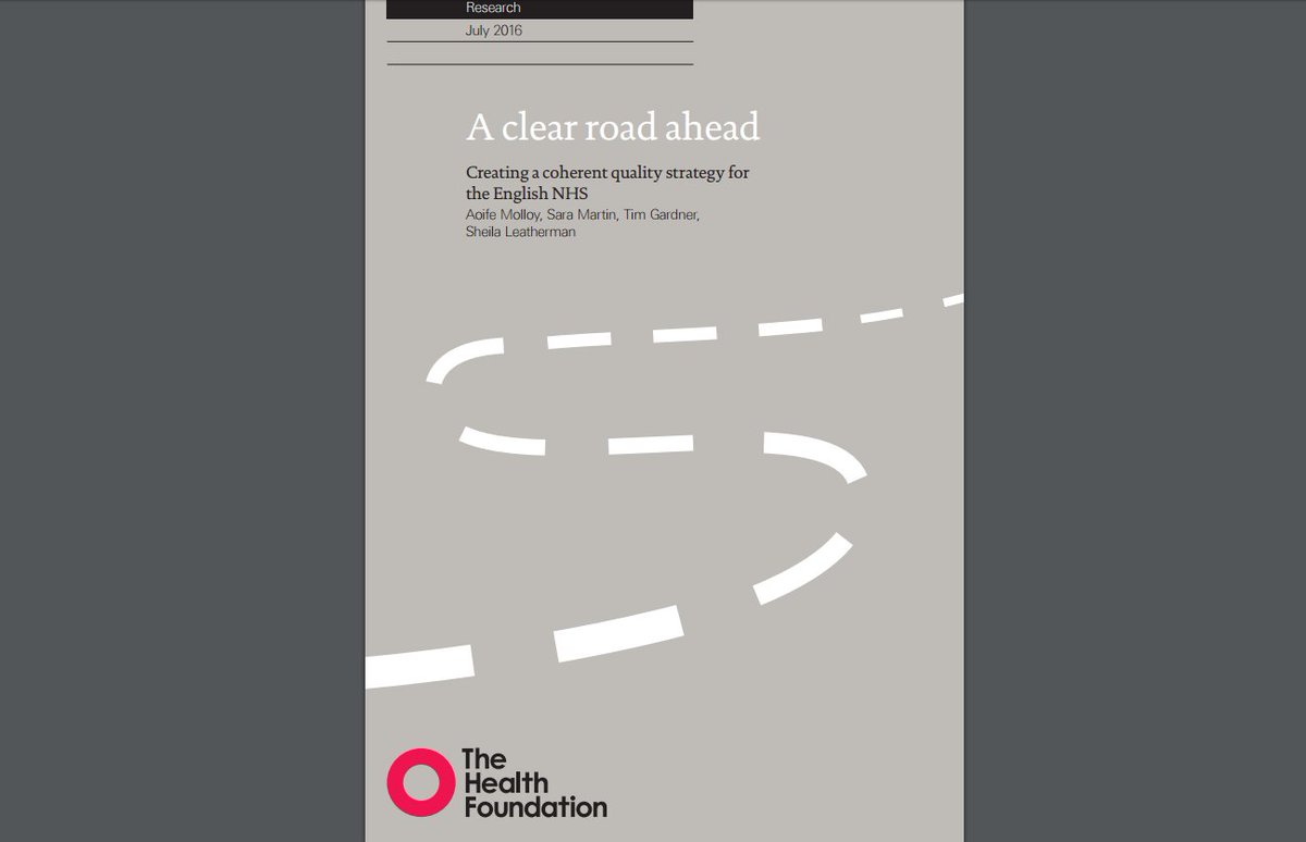 HealthFdn's tweet image. How can we create a coherent quality strategy for the #NHS? Read our new report: health.org.uk/publication/cl…