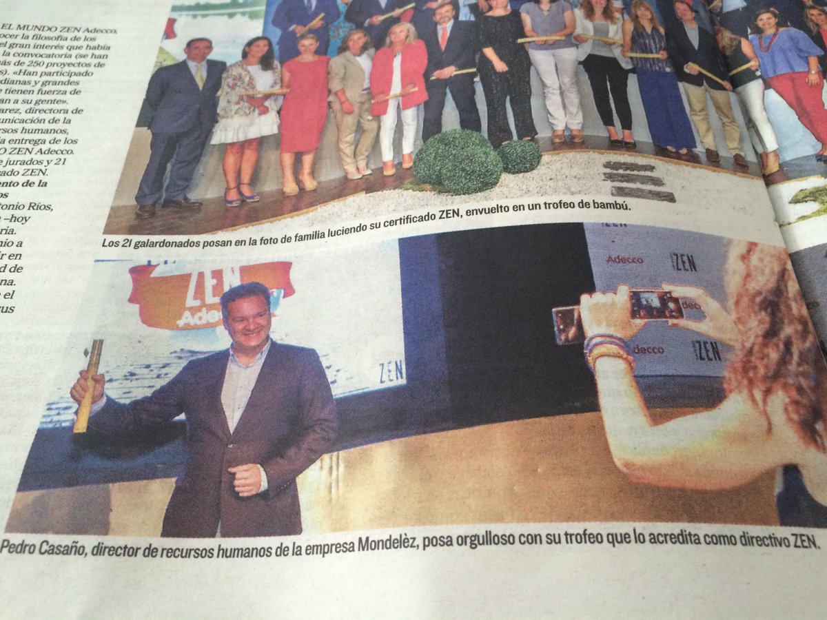 pedrocasano's tweet photo. Hoy en @ElMundoZen gala de entrega de premios al Directivo más Zen. @adecco_es @elmundoes https://t.co/qnWUNhiczn