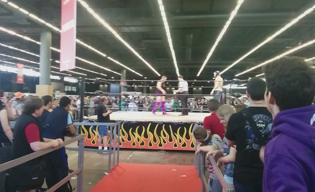 RostoXIX's tweet image. .@TristanArcher est présent à la @japanexpo vs @Tengkwa_PWH #ClementPetiotCWC  #JapanExpo2016 #JapanExpo #wwe @wwe