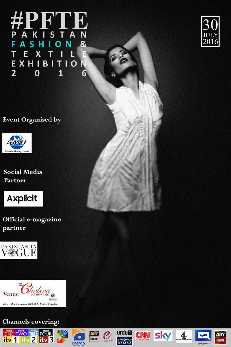 PFTELondon's tweet photo. The biggest Pakistani fashion extravaganza in #London. Come visit #PFTE on July 30 https://t.co/YZqzG79i9u