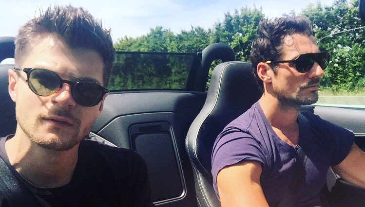 The sun is out, the roof is down, I'm on the road with <a href="/DGandyOfficial/">David Gandy</a> in the @JaguarUKPR FType SVR.

Life is good.