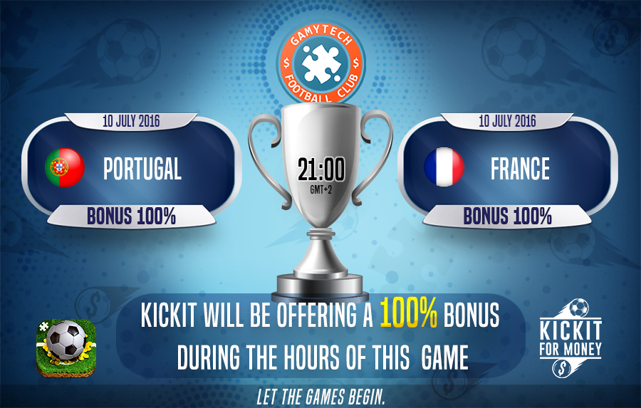 kickitformoney's tweet photo. Don't forget 100% bonus on each deposit during #FRA vs #POR  tonight https://t.co/ORDradKmZl