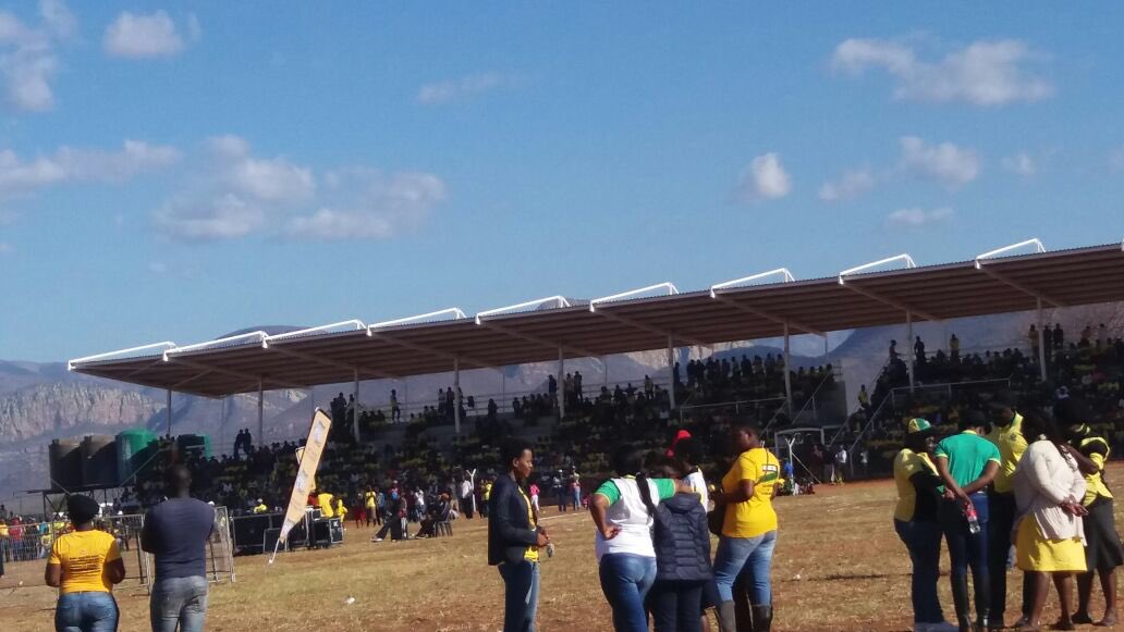 ANCLimpopo's tweet photo. In Mopani region, #ANCLimpopo Chair @ChupuMathabatha is now addressing the mini rally in Maruleng #ANCeveryday https://t.co/LANLx8i2IG
