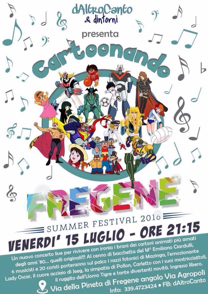 daltrocantodint's tweet photo. Il prossimo appuntamento con #cartoonando è per venerdì prossimo al @FregeneSumFest vi aspettiamo numerosi #cartoon https://t.co/BfQv3C6Wax