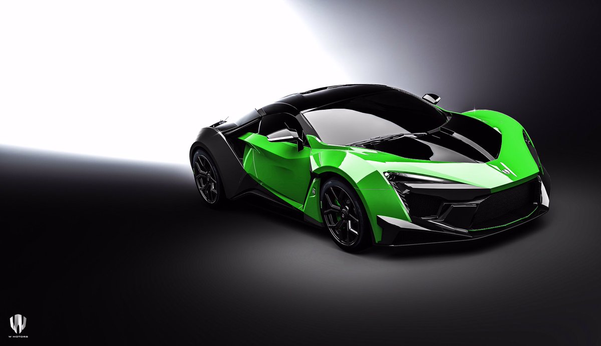 The Acid Green W Motors Fenyr SuperSport is spectacular. Which colours  would you suggest next? #WMotors #Fenyr, image size:1200x691