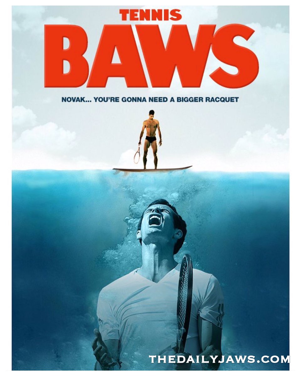 thedailyjaws's tweet photo. COME ON ANDY ๐๐พ๐ฌ๐ง#Wimbledon #tennis #jaws #shark #nonovak https://t.co/QXbIz774k6