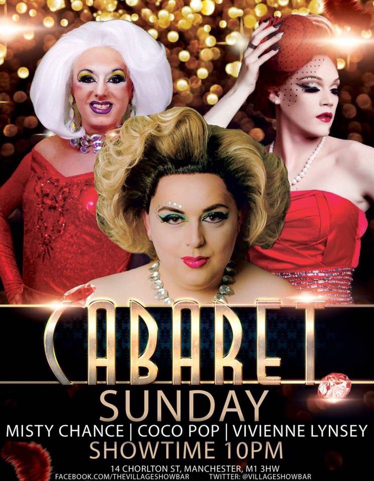 I'll be at The Showbar from 5pm and joined by the girls for cabaret at 10pm <a href="/villageshowbar/">Fuzion Club</a> 💜 happy <a href="/SparkleWeekend/">Sparkle - The National Transgender Charity</a>