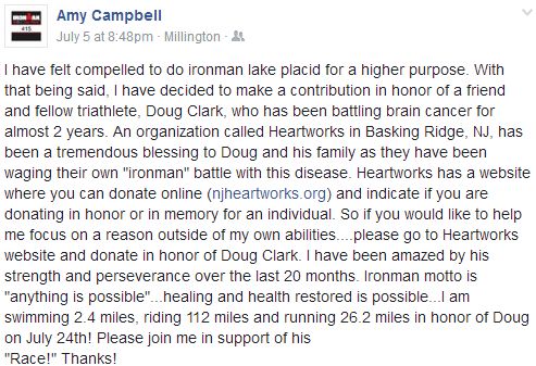 dougsbrain's tweet photo. Thanks to Doug's friend Amy Campbell for some kind words on Facebook, and for racing in Doug's honor: https://t.co/RGBrTDGt4M
